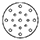Ø 150 (17 perforations)