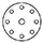 Ø 150 (9 perforations)